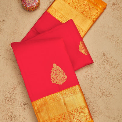 Red Zariwork Pure Silk Saree