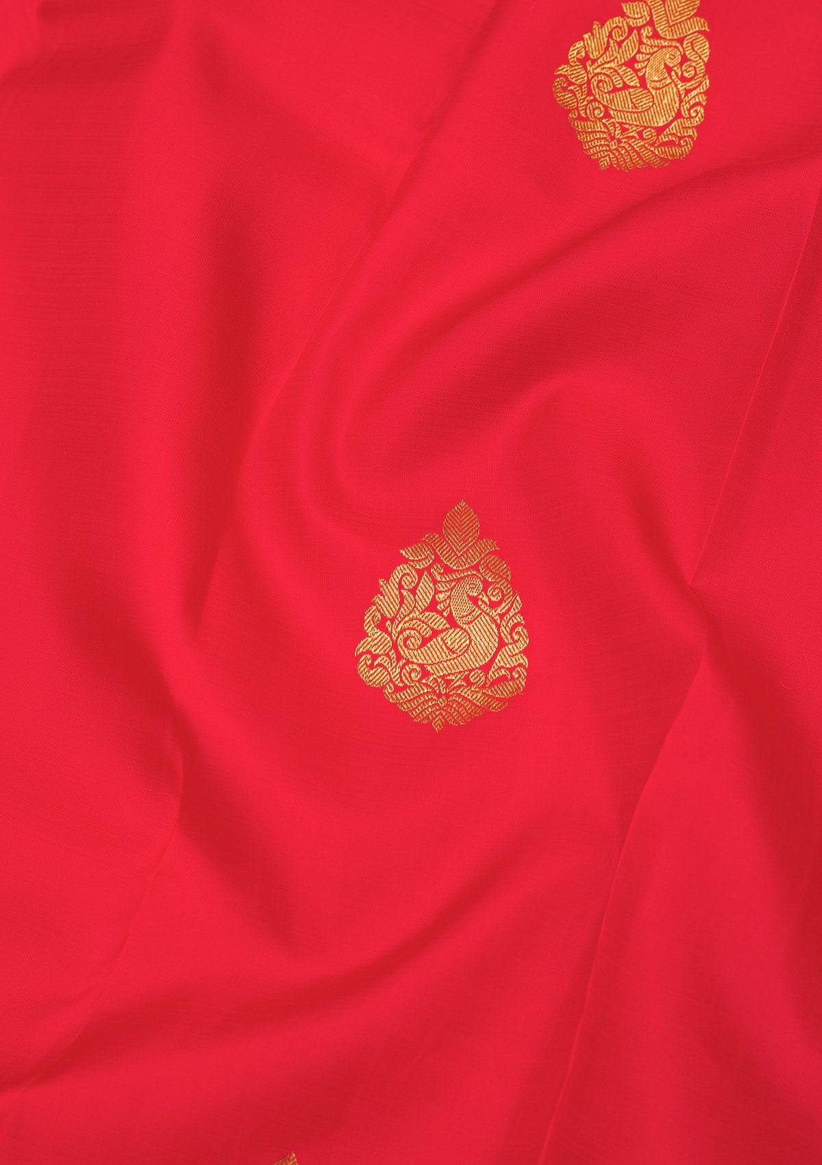 Red Zariwork Pure Silk Saree