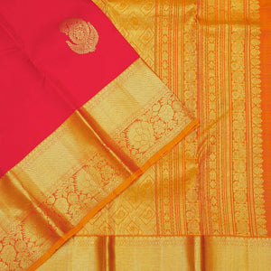Red Zariwork Pure Silk Saree