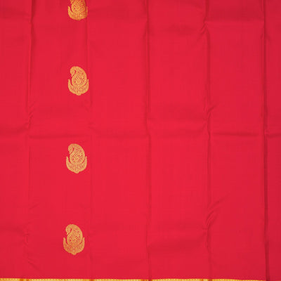 Red Zariwork Pure Silk Saree