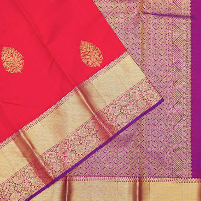 Red Zariwork Pure Silk Saree
