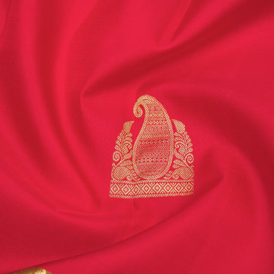 Red Zariwork Pure Silk Saree
