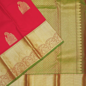 Red Zariwork Pure Silk Saree