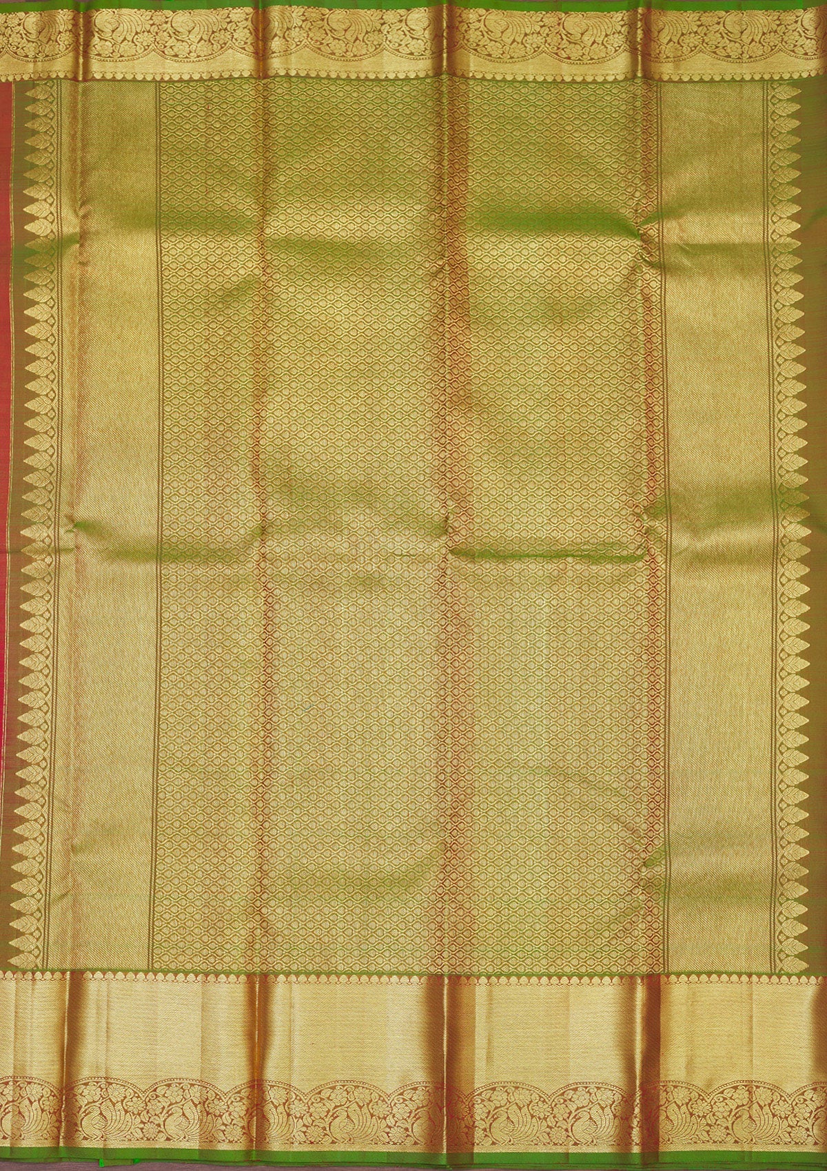 Red Zariwork Pure Silk Saree