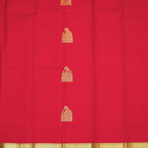 Red Zariwork Pure Silk Saree