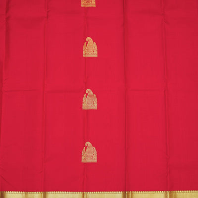 Red Zariwork Pure Silk Saree
