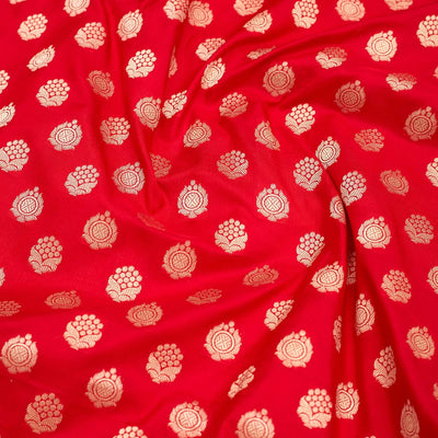 Red Zariwork Pure Silk Saree