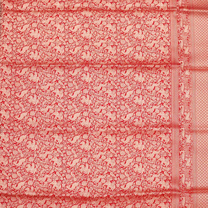 Red Zariwork Pure Silk Saree