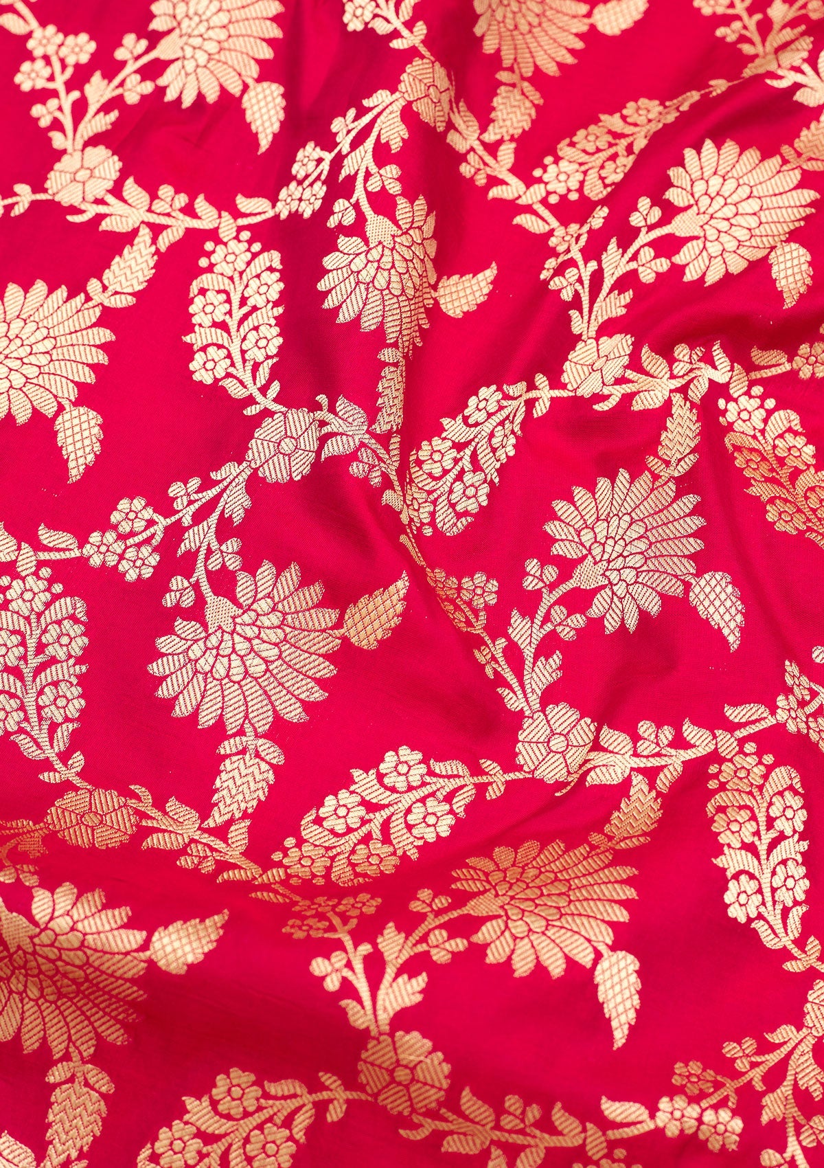 Red Zariwork Pure Silk Saree