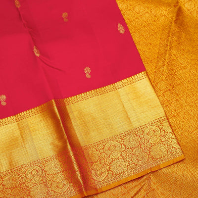Red Zariwork Pure Silk Saree