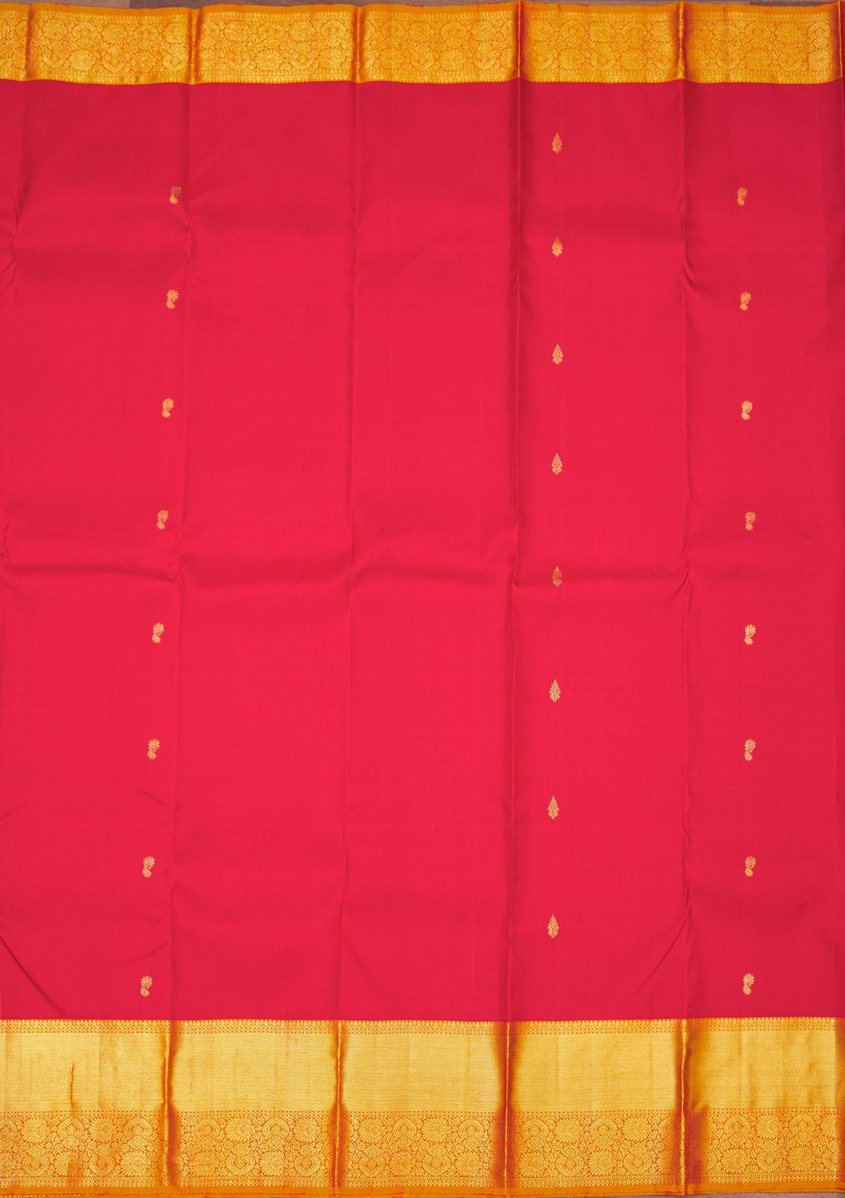 Red Zariwork Pure Silk Saree