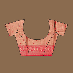 Red Zariwork Tissue Saree