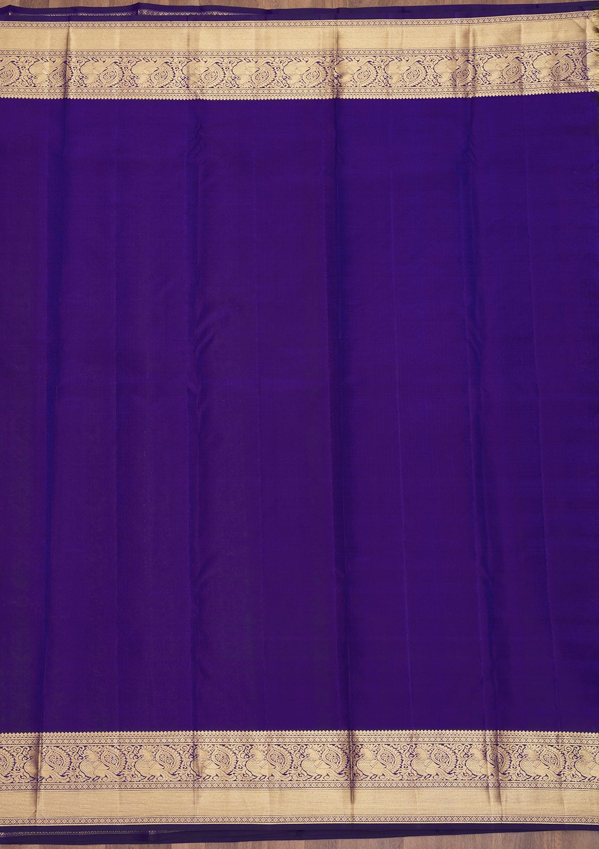 Royal Blue Zariwork Pure Silk Saree