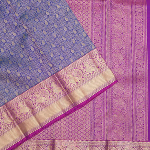 Royal Blue Zariwork Pure Silk Saree
