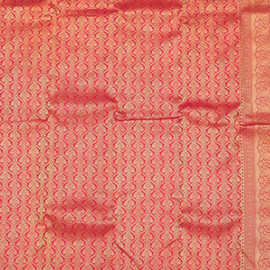 Rust Zariwork Pure Silk Saree