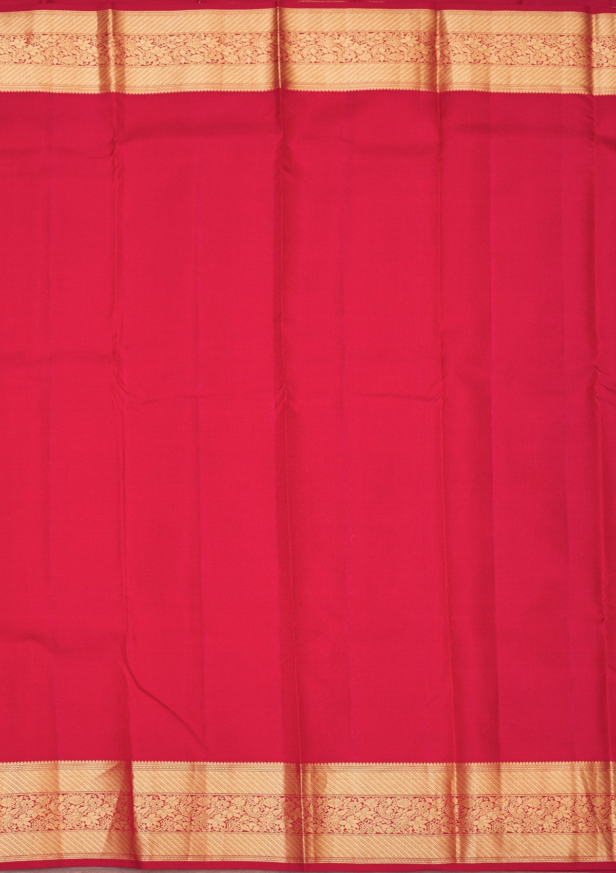 Rust Zariwork Pure Silk Saree