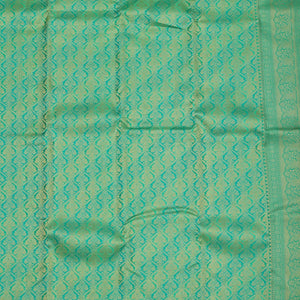 Sea Green Zariwork Pure Silk Saree