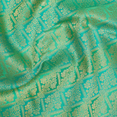 Sea Green Zariwork Pure Silk Saree