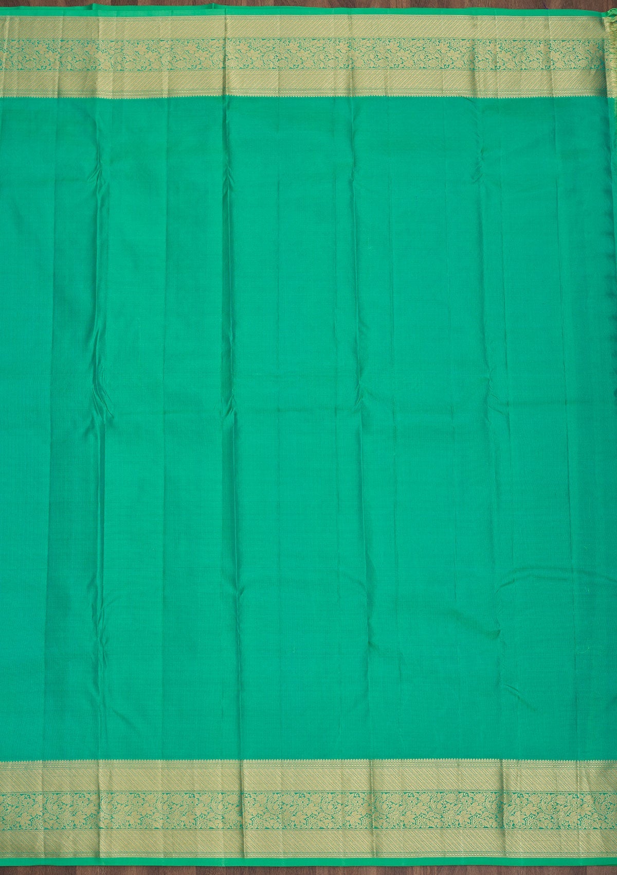 Sea Green Zariwork Pure Silk Saree