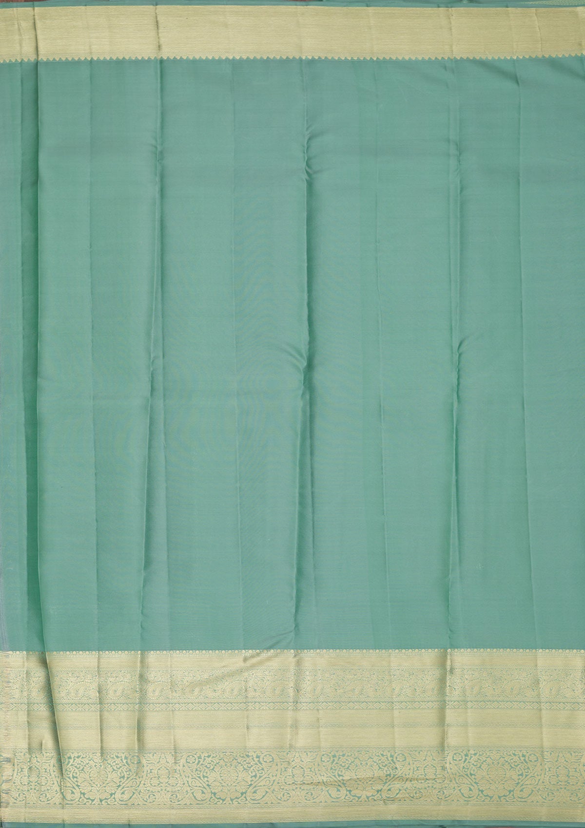 Sea Green Zariwork Pure Silk Saree