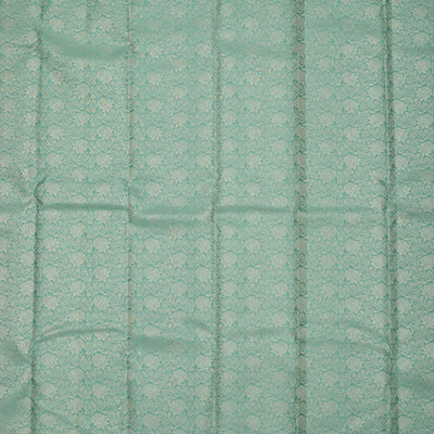 Sea Green Zariwork Pure Silk Saree