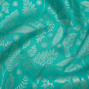 Sea Green Zariwork Pure Silk Saree
