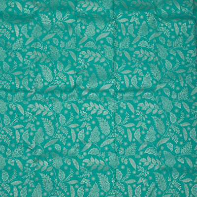Sea Green Zariwork Pure Silk Saree