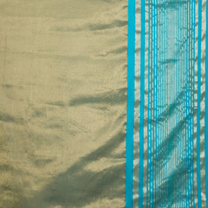 Sea Green Zariwork Tissue Saree
