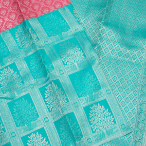 Sky Blue Zariwork Pure Silk Saree