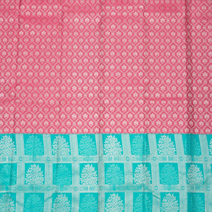 Sky Blue Zariwork Pure Silk Saree