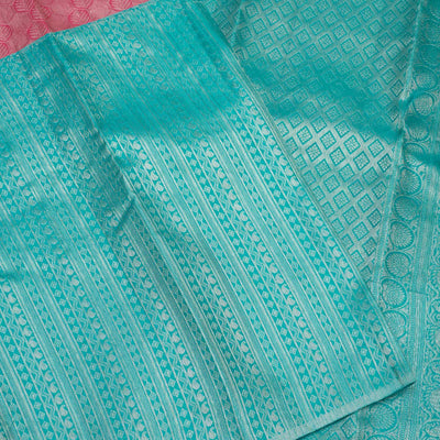 Sky Blue Zariwork Pure Silk Saree