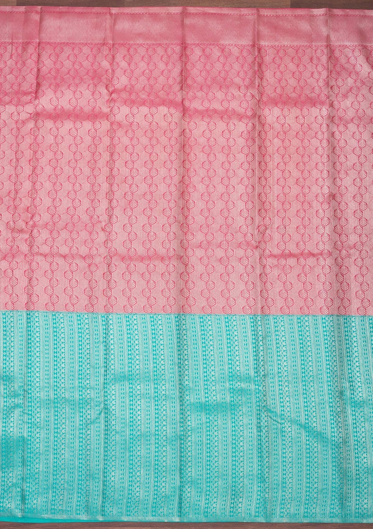 Sky Blue Zariwork Pure Silk Saree