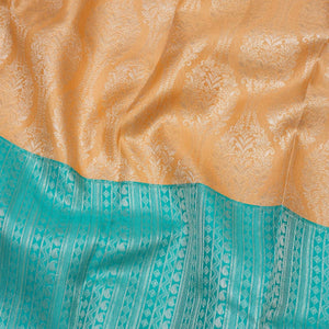 Sky Blue Zariwork Pure Silk Saree