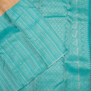 Sky Blue Zariwork Pure Silk Saree