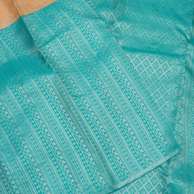 Sky Blue Zariwork Pure Silk Saree