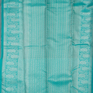 Sky Blue Zariwork Pure Silk Saree