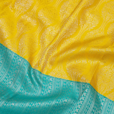 Sky Blue Zariwork Pure Silk Saree