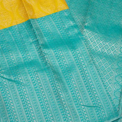 Sky Blue Zariwork Pure Silk Saree