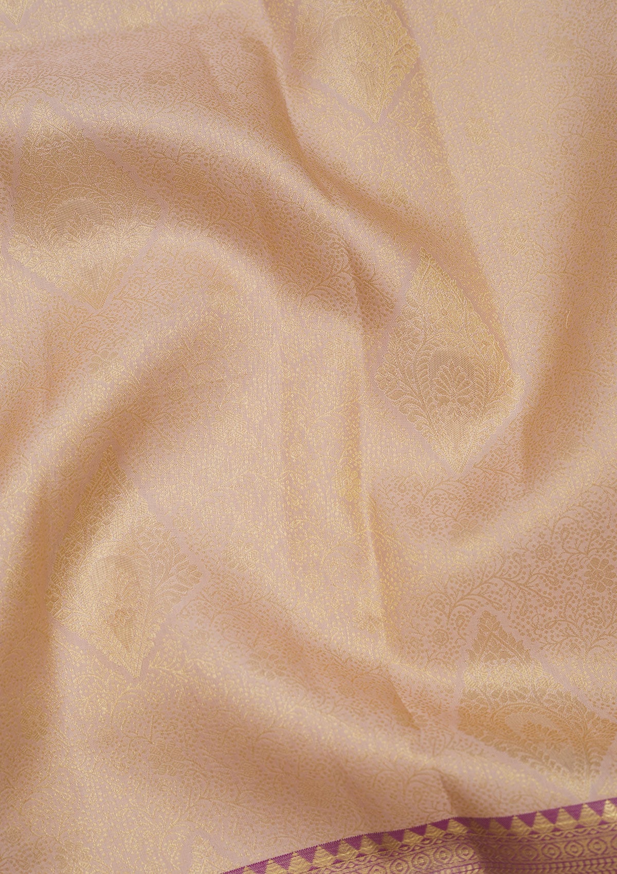 White Zariwork Pure Silk Saree