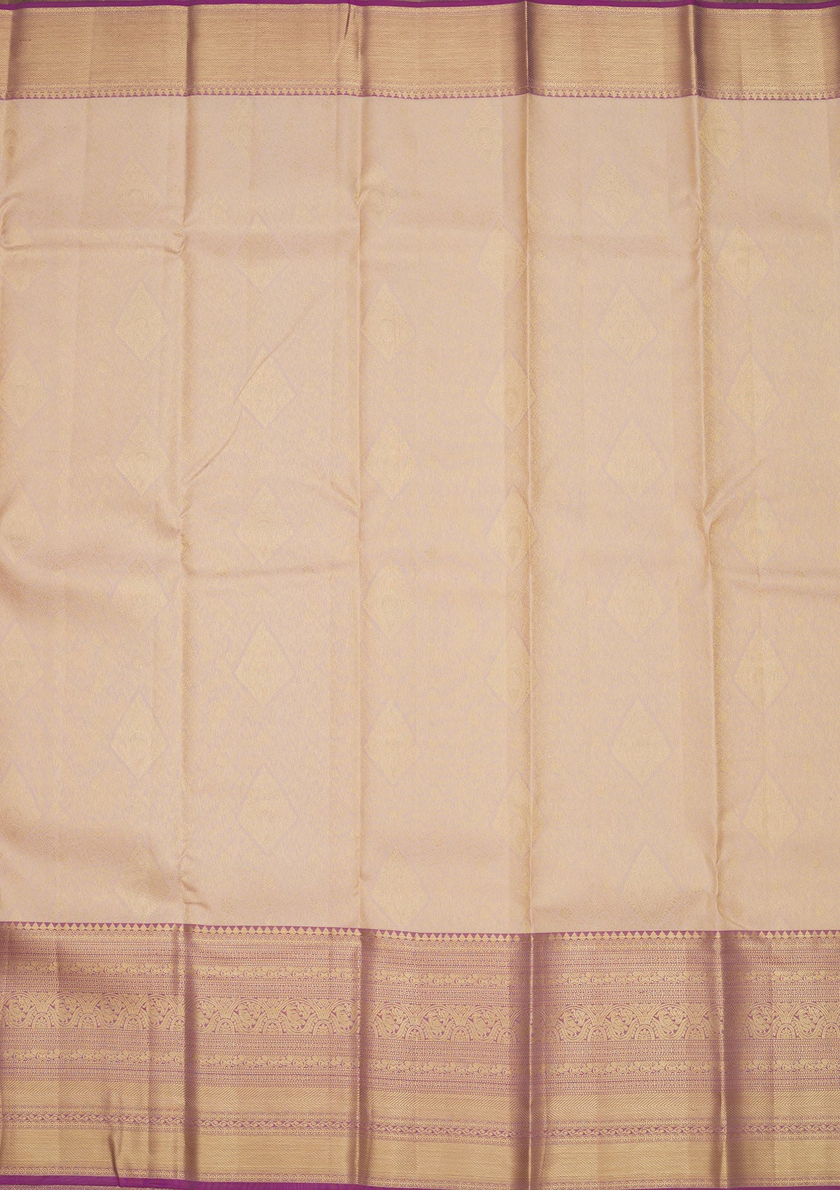 White Zariwork Pure Silk Saree