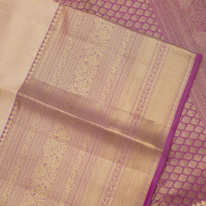 White Zariwork Pure Silk Saree