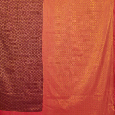 Wine Zariwork Art Silk Saree