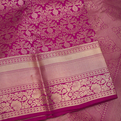 Wine Zariwork Pure Silk Saree