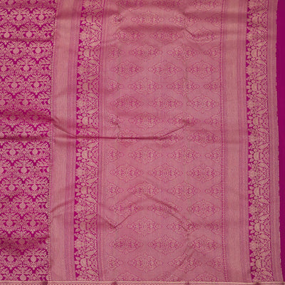 Wine Zariwork Pure Silk Saree