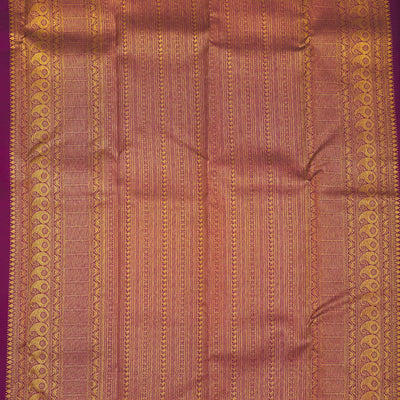 Wine Zariwork Pure Silk Saree