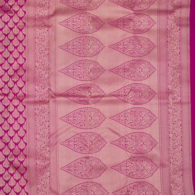 Wine Zariwork Pure Silk Saree
