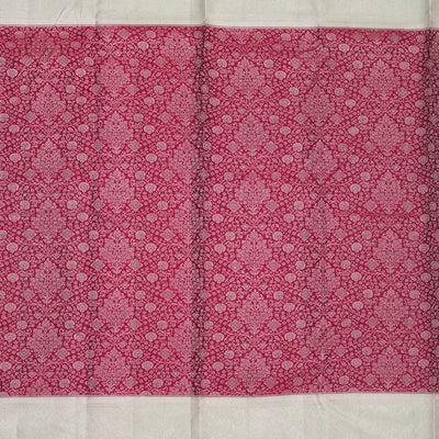 Wine Zariwork Pure Silk Saree