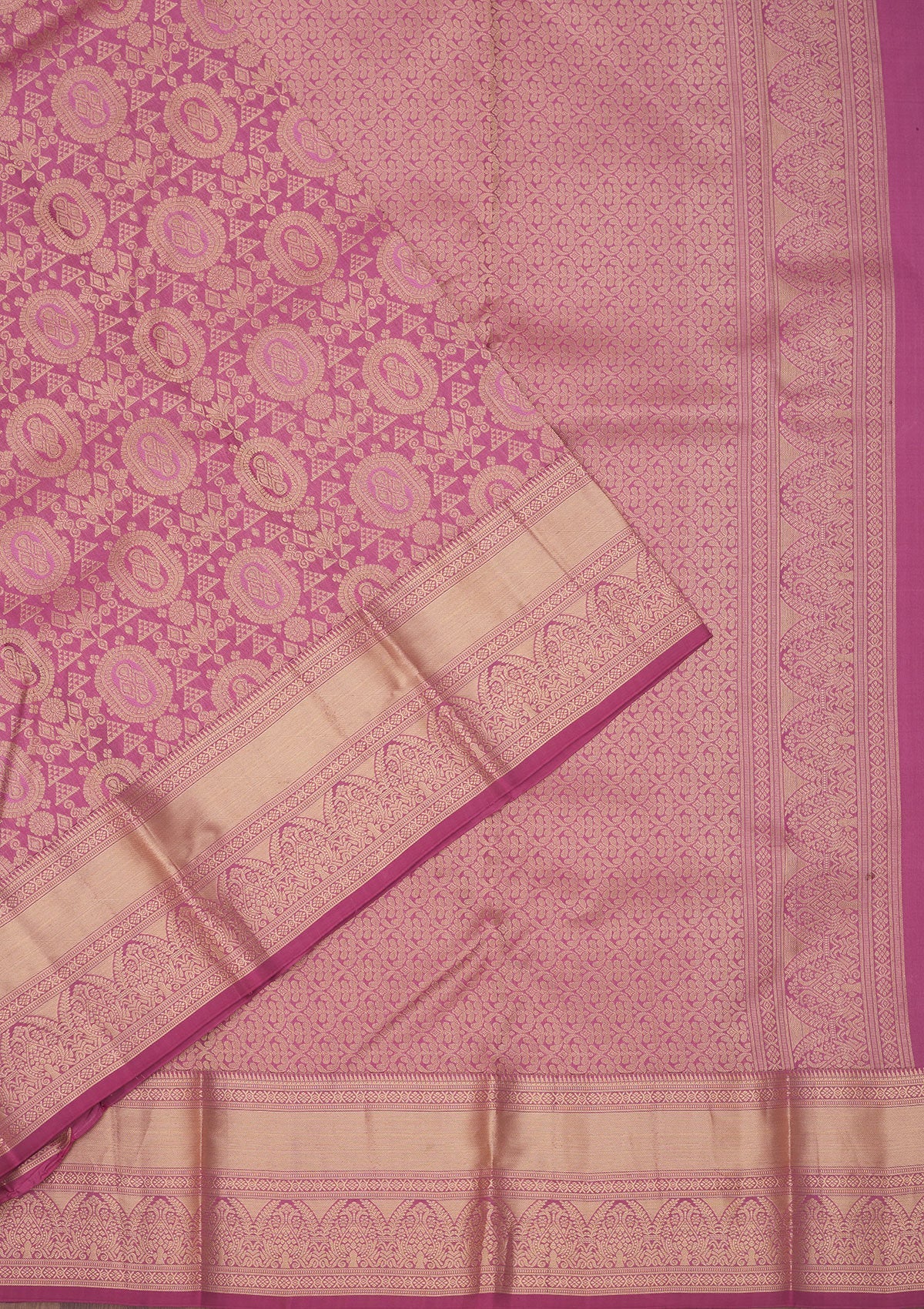 Wine Zariwork Pure Silk Saree