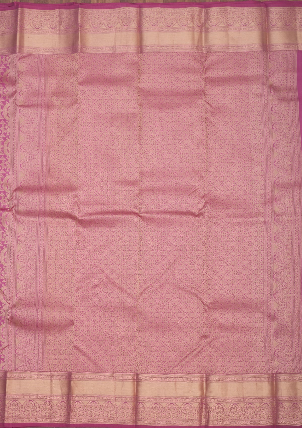 Wine Zariwork Pure Silk Saree