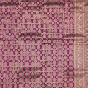 Wine Zariwork Pure Silk Saree